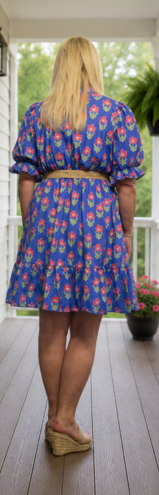 Curvy Periwinkle Baby Doll Dress