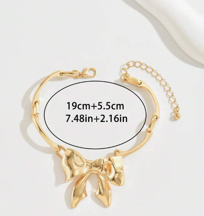 Bowknot Gold Bracelet