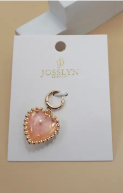 Pink Heart Charm