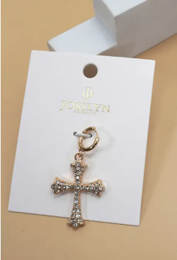 Gold Cross Charm