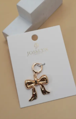 Gold Bow Charm