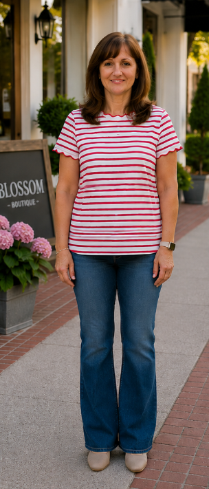 Red Stripe Shirt