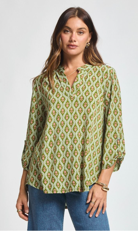 Olive Lizzy 3/4 length sleeve