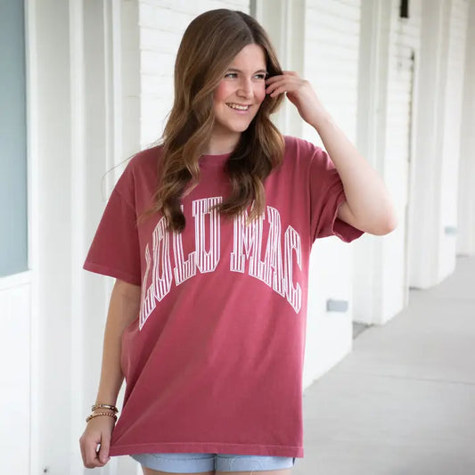 Lulu Mac Red Stripe T-Shirt