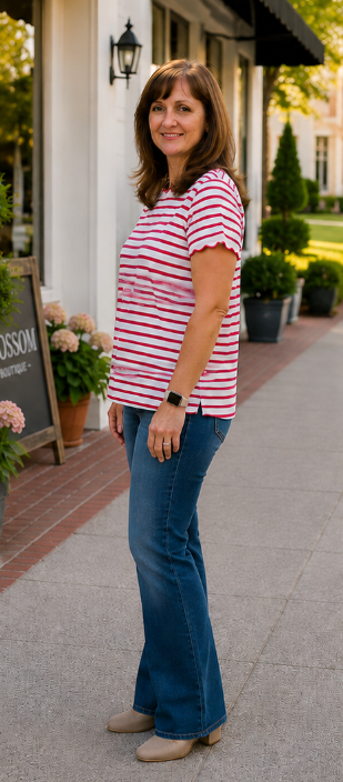 Red Stripe Shirt